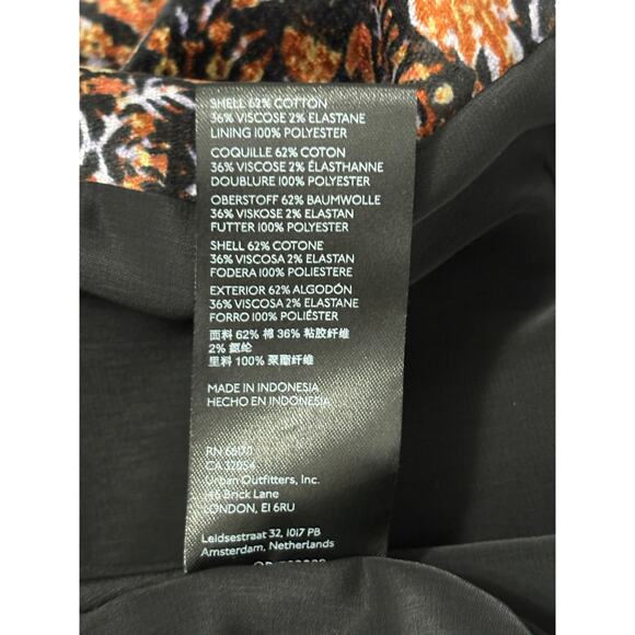 Free People Ashby Velvet Printed Blazer Jacket Women's Small Floral Romantic - Picture 8 of 8